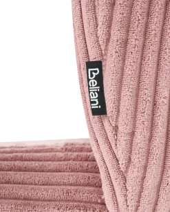Sedia da ufficio MILES Velluto a coste Rosa