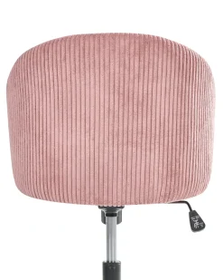 Sedia da ufficio MILES Velluto a coste Rosa