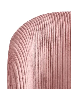 Sedia da ufficio MILES Velluto a coste Rosa