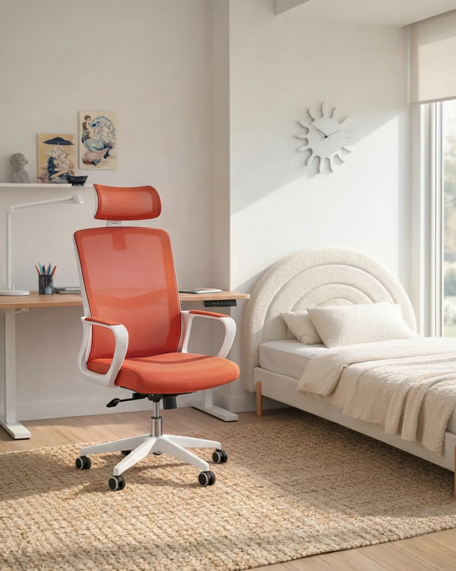 Sedia da ufficio MONARCH Corallo
