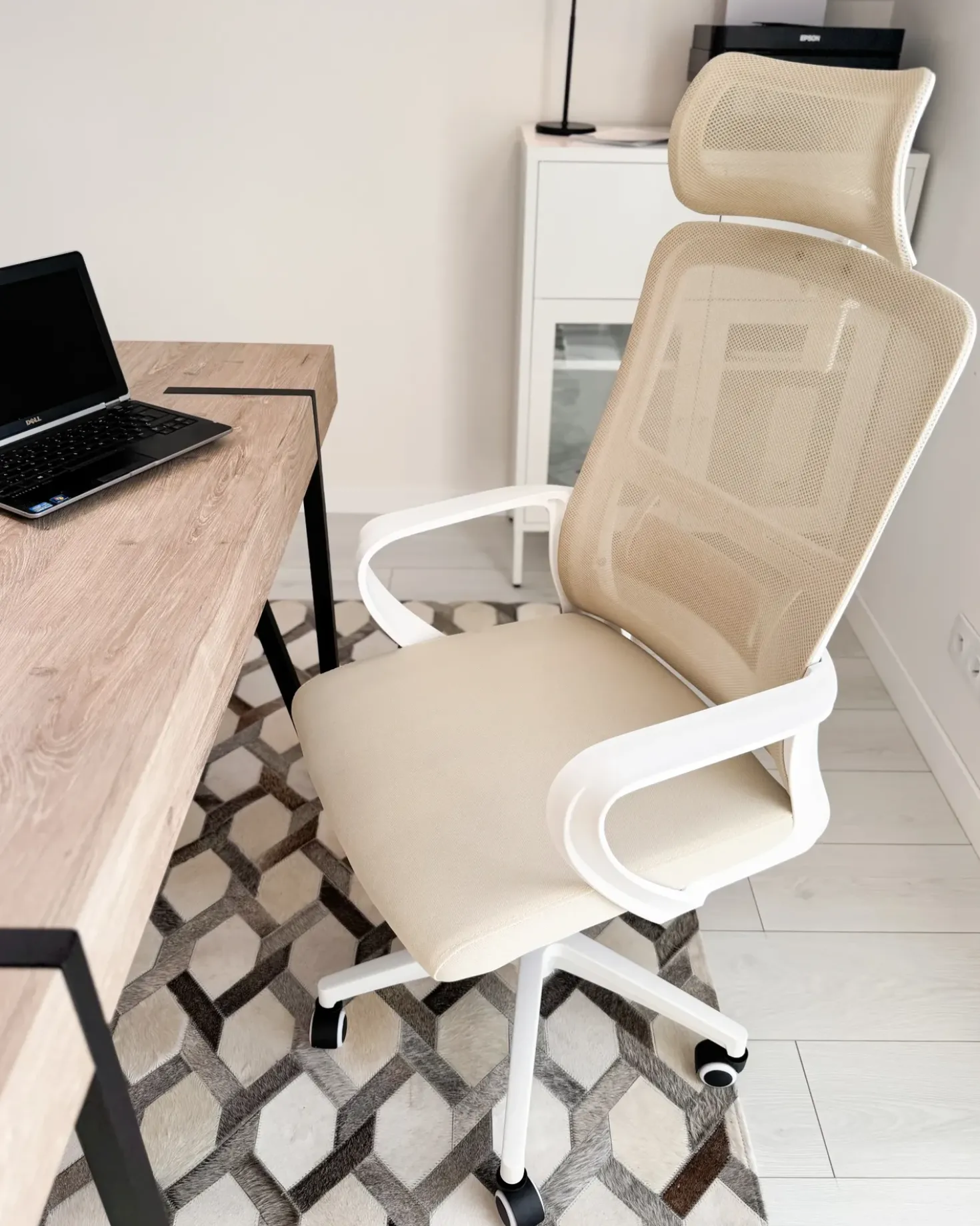 Sedia da ufficio MONARCH Beige