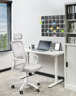 Sedia da ufficio MONARCH Grigio chiaro