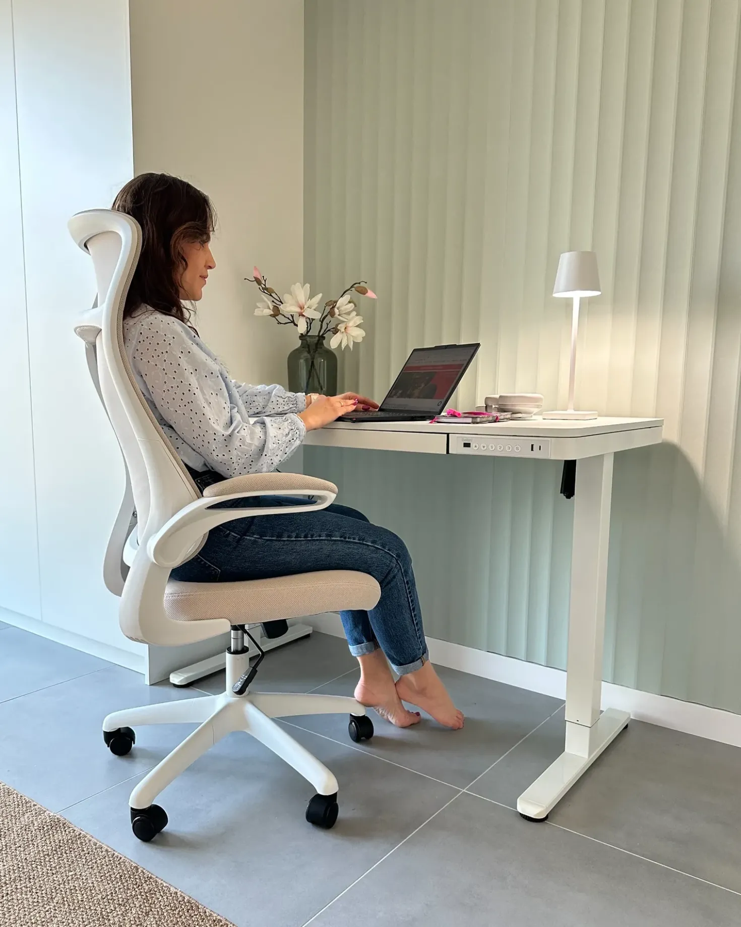 Sedia da ufficio NEXEL Tessuto Beige