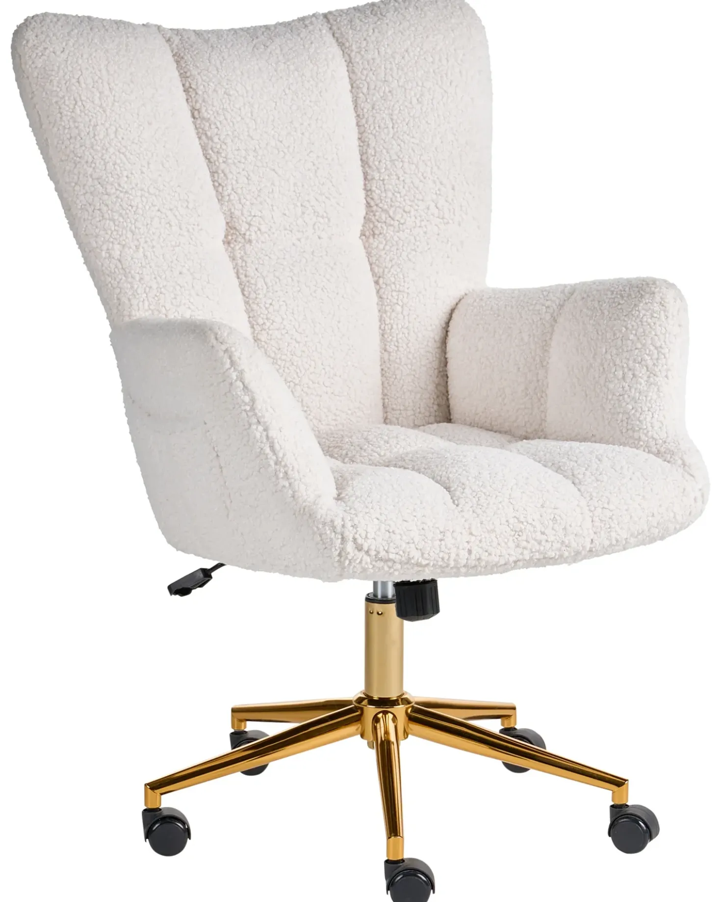 Sedia da ufficio OULU Bouclé Bianco