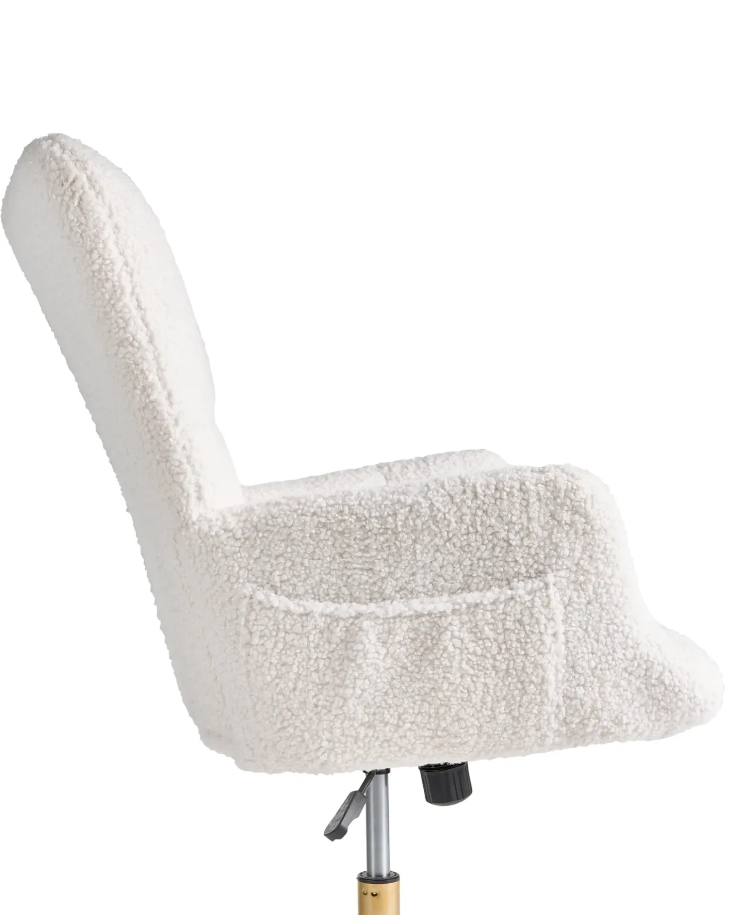 Sedia da ufficio OULU Bouclé Bianco