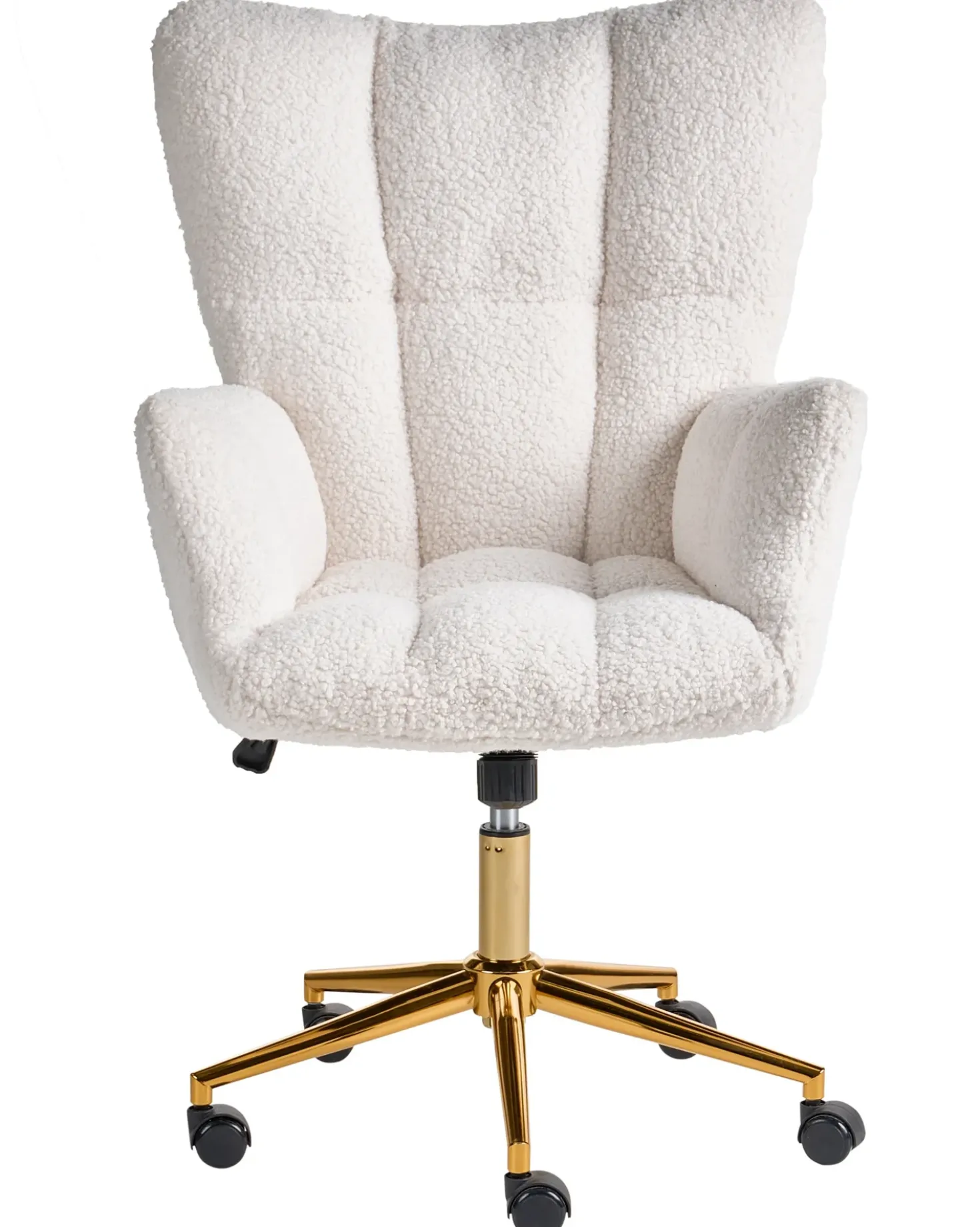 Sedia da ufficio OULU Bouclé Bianco