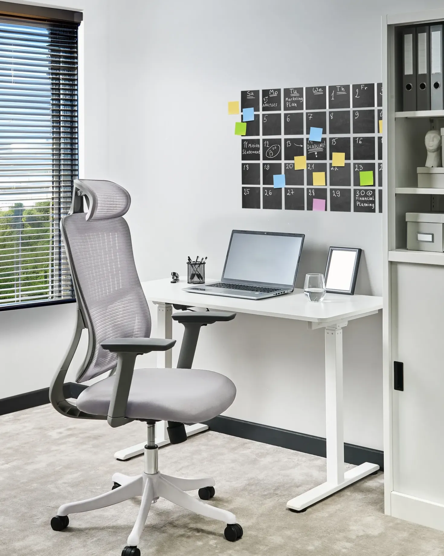 Sedia da ufficio PARTNER Grigio