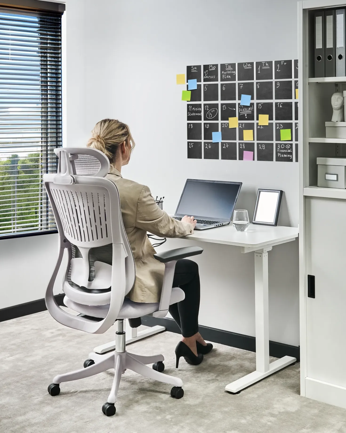 Sedia da ufficio PARTNER Grigio