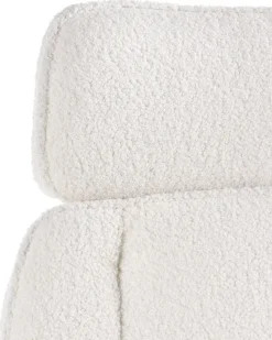 Sedia da ufficio PILOT Bouclé Bianco sporco