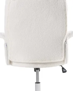 Sedia da ufficio PILOT Bouclé Bianco sporco