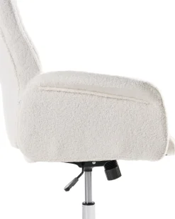 Sedia da ufficio PILOT Bouclé Bianco sporco
