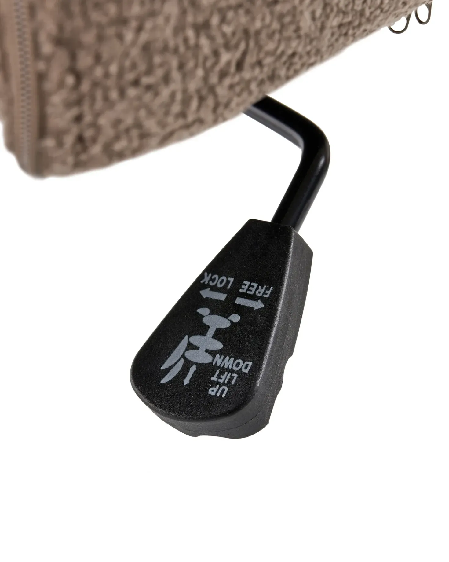 Sedia da ufficio PILOT Bouclé Marrone