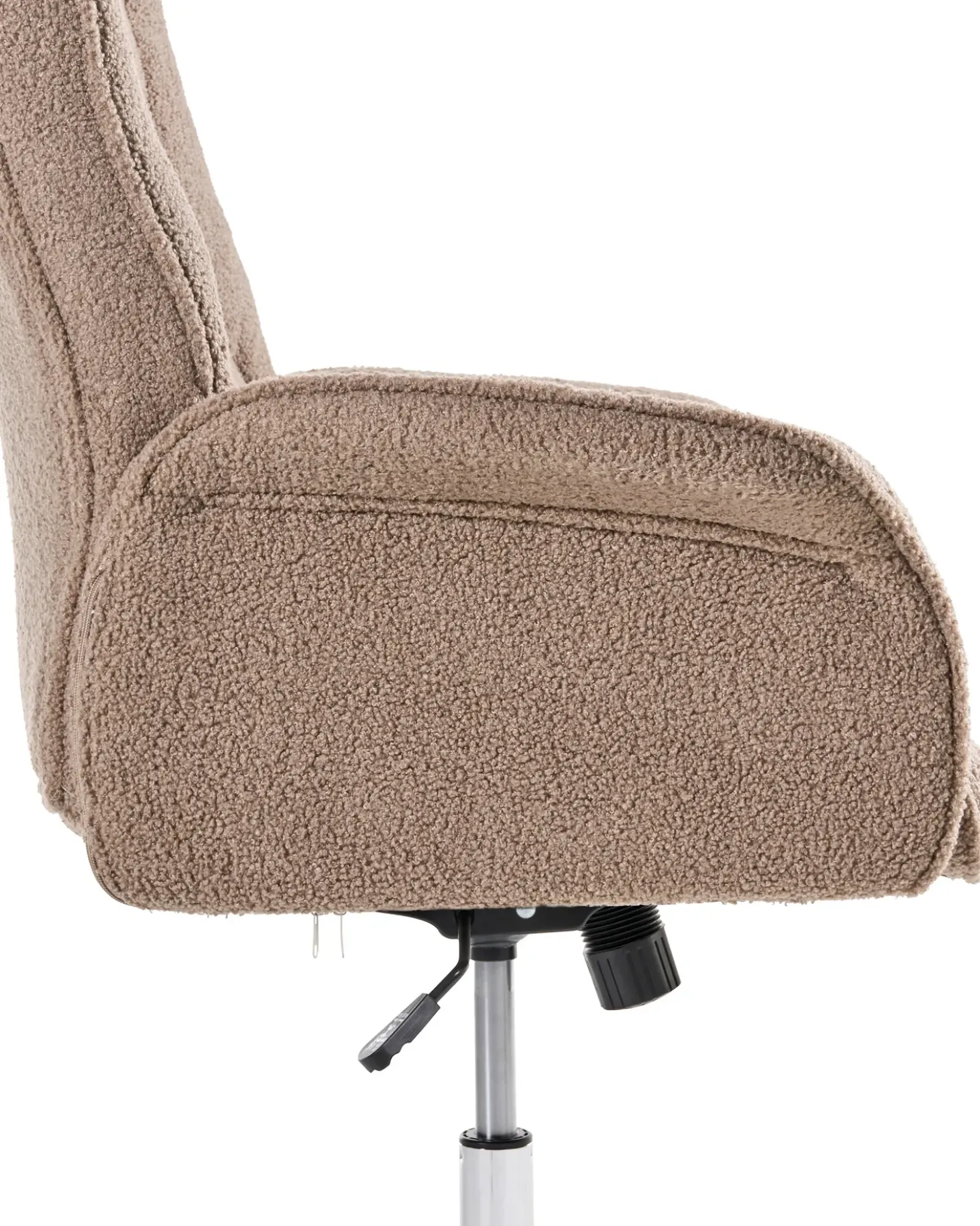 Sedia da ufficio PILOT Bouclé Marrone