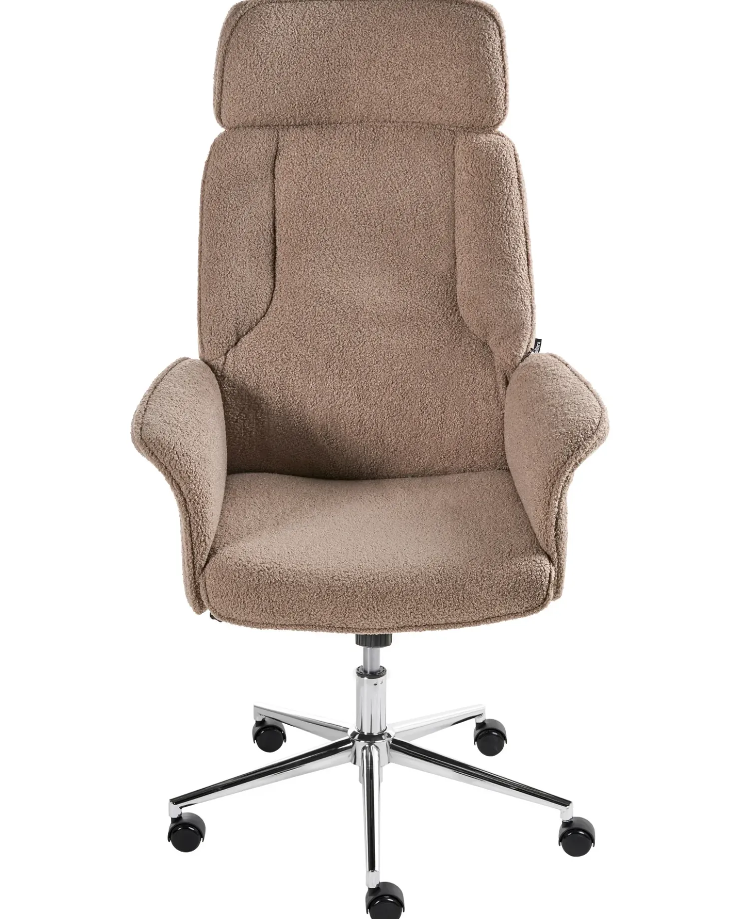 Sedia da ufficio PILOT Bouclé Marrone
