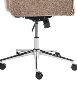 Sedia da ufficio PILOT Bouclé Marrone