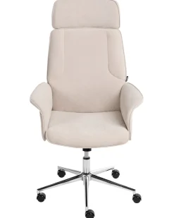Sedia da ufficio PILOT Velluto Beige chiaro