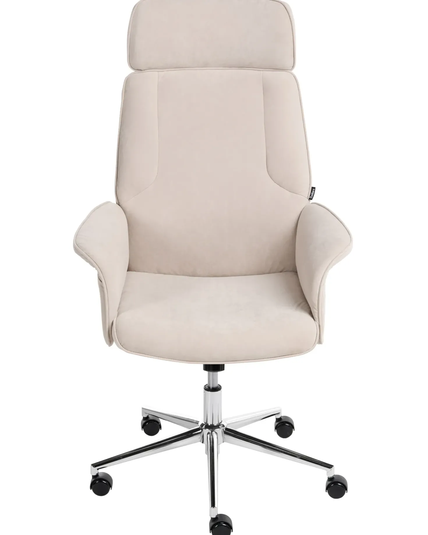 Sedia da ufficio PILOT Velluto Beige chiaro
