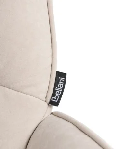 Sedia da ufficio PILOT Velluto Beige chiaro