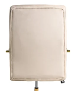 Sedia da ufficio VAMURE Velluto Beige chiaro
