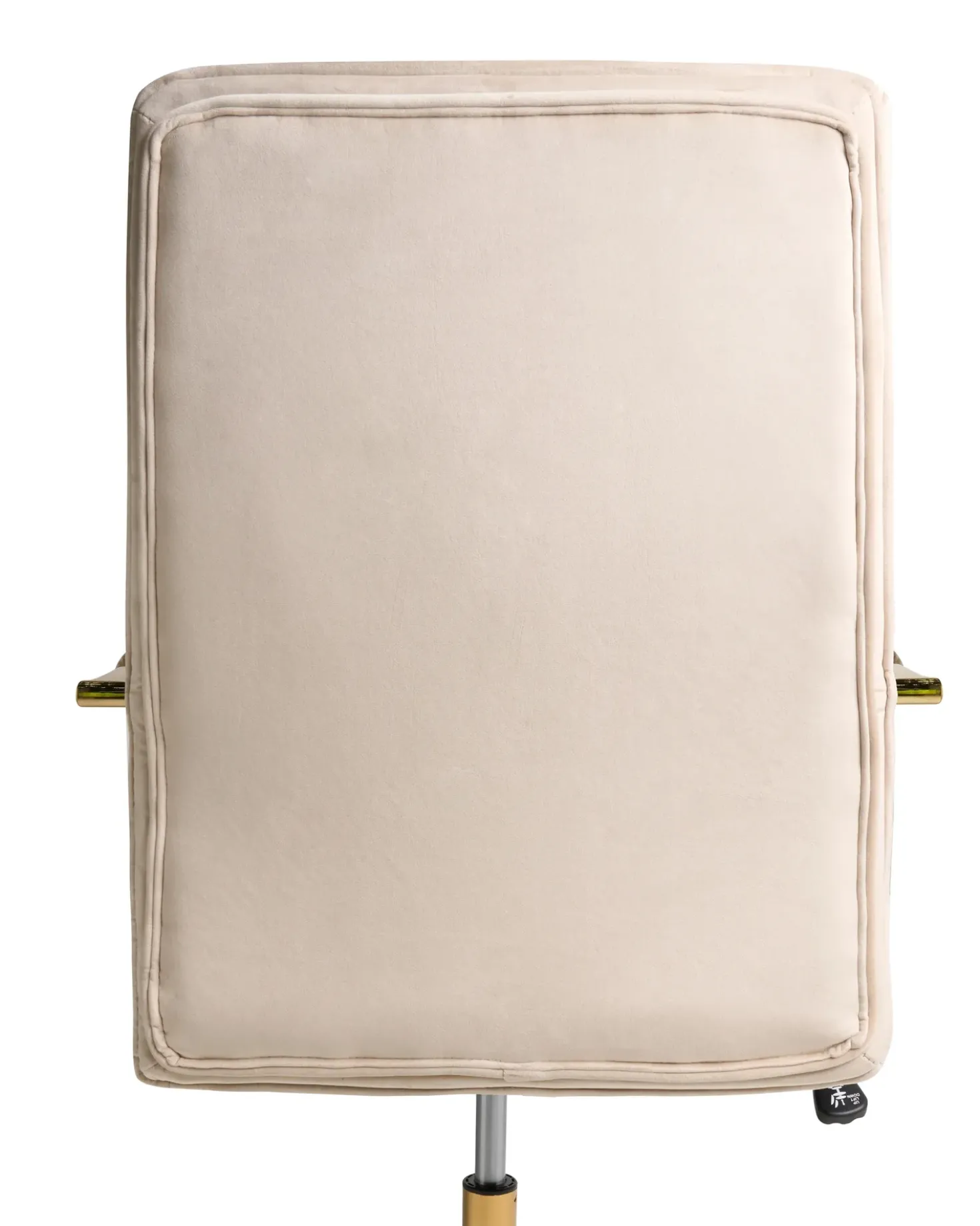 Sedia da ufficio VAMURE Velluto Beige chiaro
