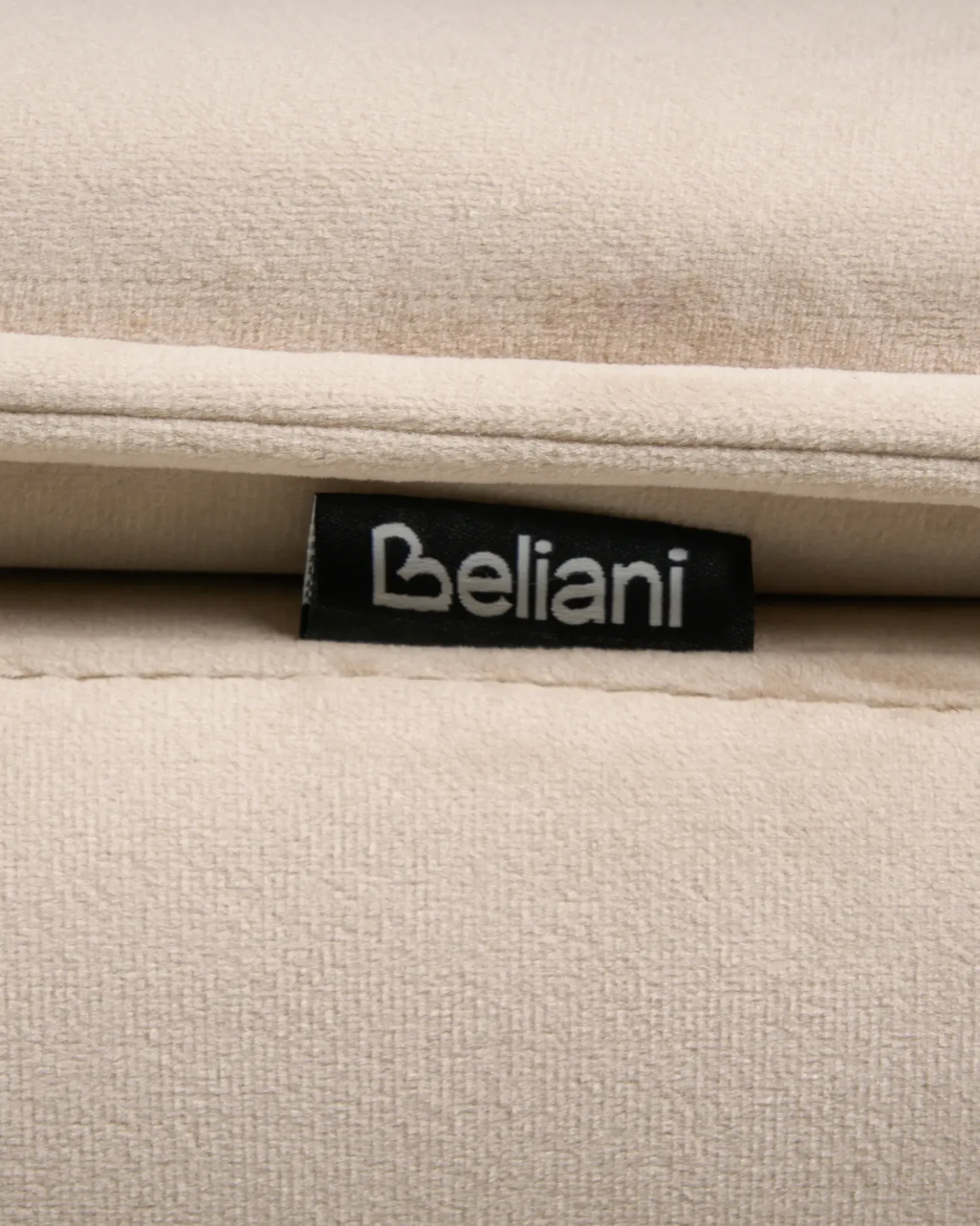 Sedia da ufficio VAMURE Velluto Beige chiaro