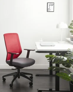 Sedia da ufficio VIRTUOSO Rosso