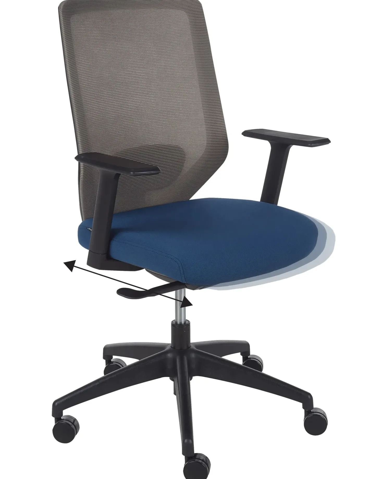Sedia da ufficio VIRTUOSO Blu
