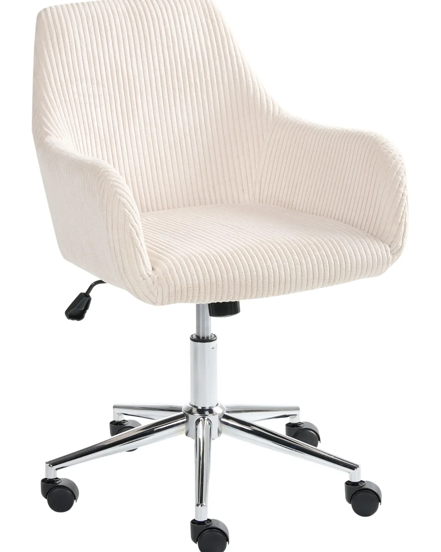 Sedia da ufficio WELLSTON Velluto a coste Beige chiaro