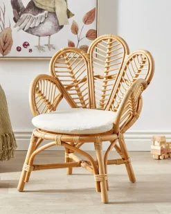 Sedia pavone per bambini FLORENTINE II Rattan Naturale