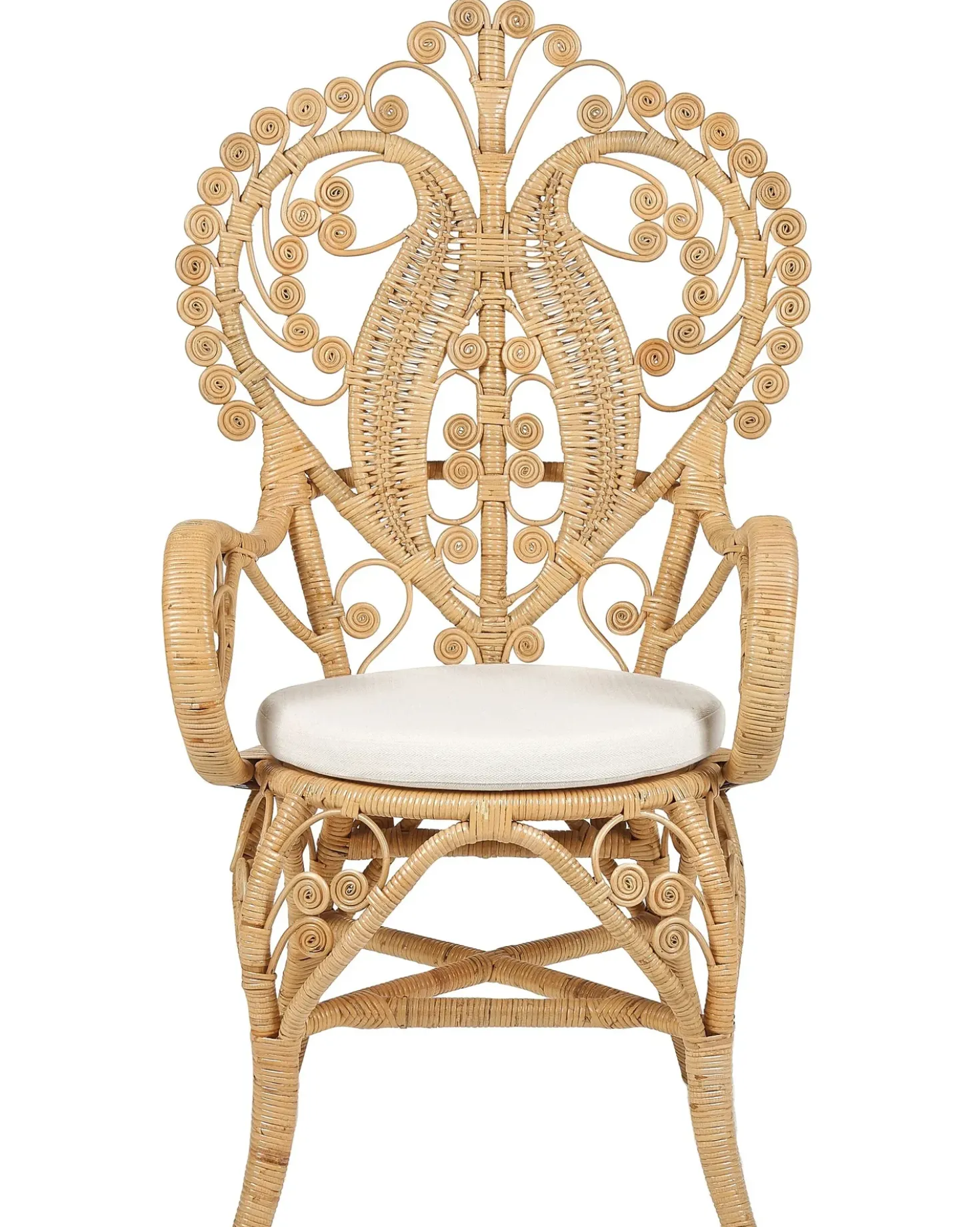 Sedia Peacock CARRARA Rattan Naturale
