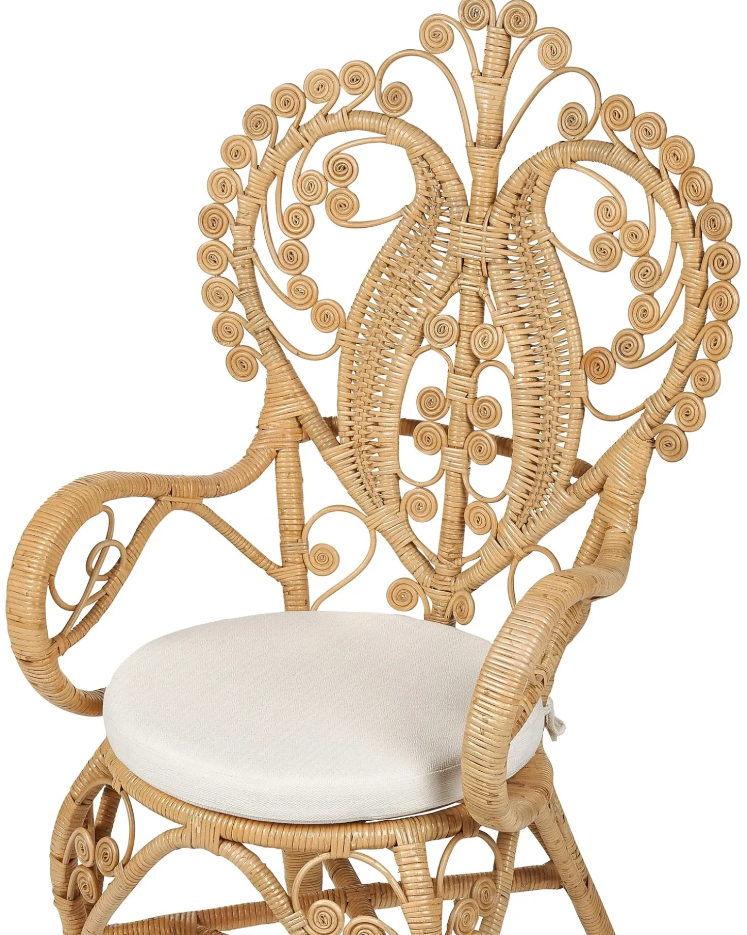 Sedia Peacock CARRARA Rattan Naturale