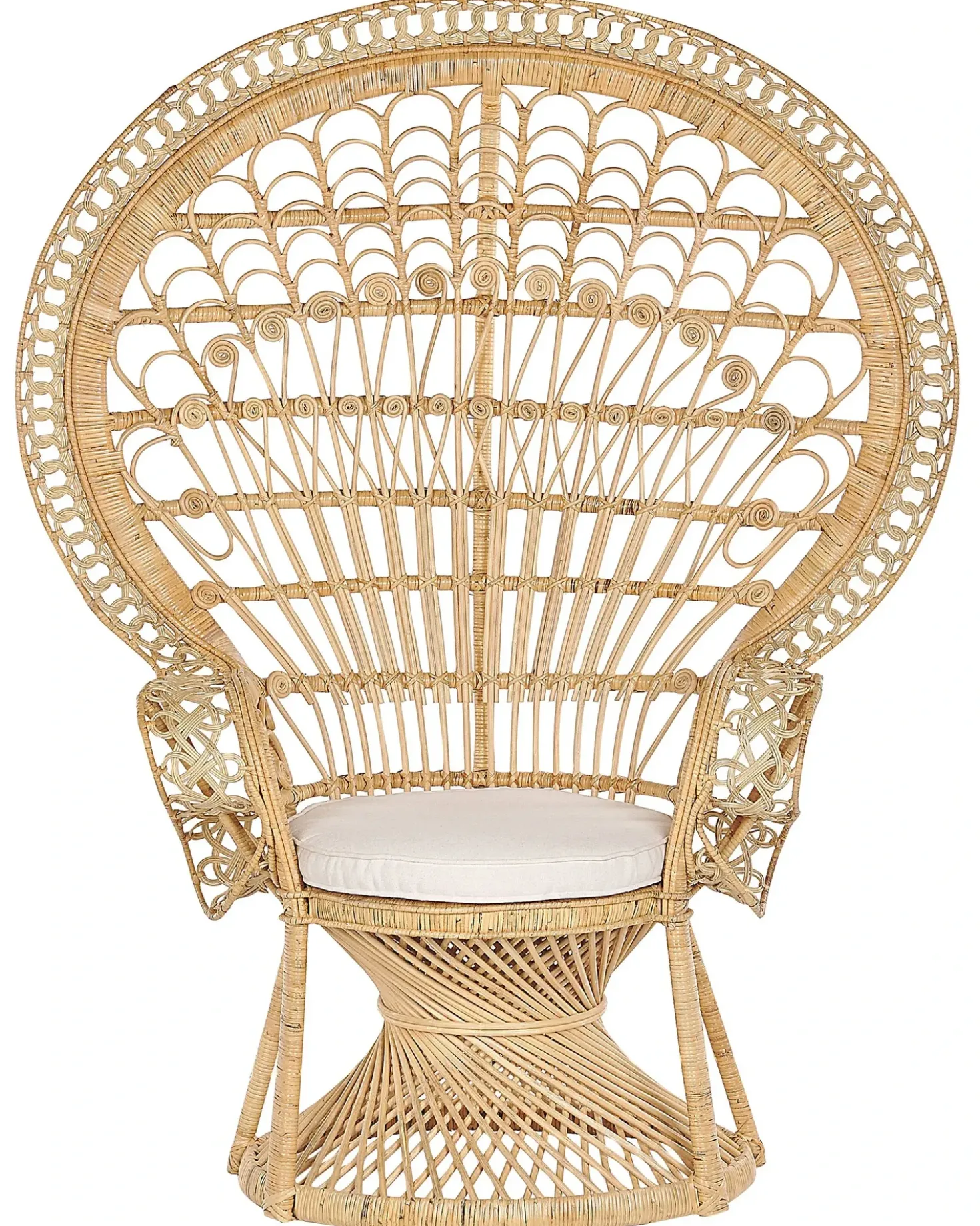 Sedia Peacock EMMANUELLE Rattan Naturale