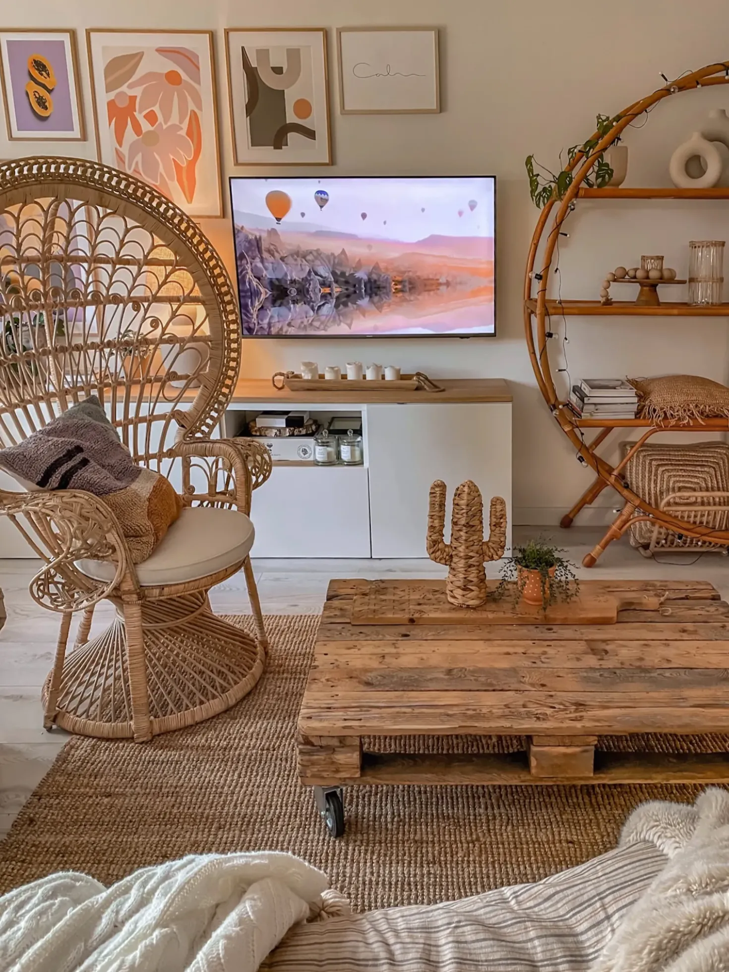 Sedia Peacock EMMANUELLE Rattan Naturale