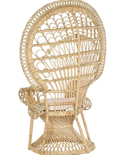 Sedia Peacock EMMANUELLE Rattan Naturale