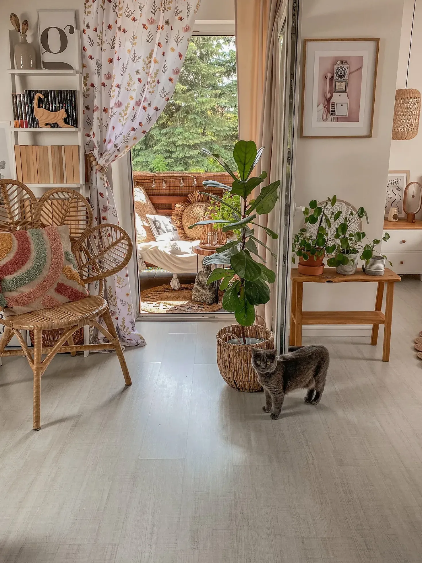 Sedia Peacock FLORENTINE Rattan Naturale
