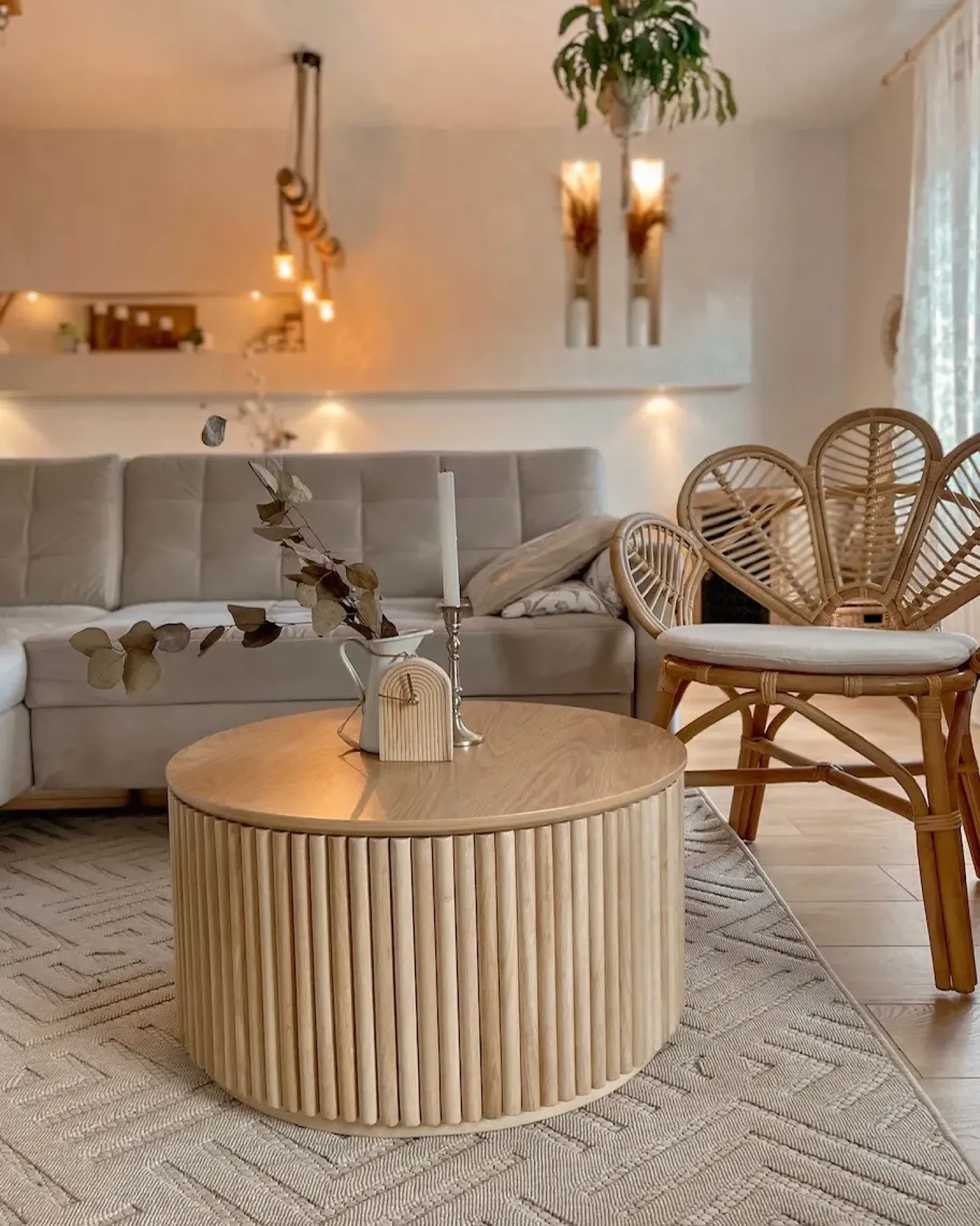 Sedia Peacock FLORENTINE Rattan Naturale