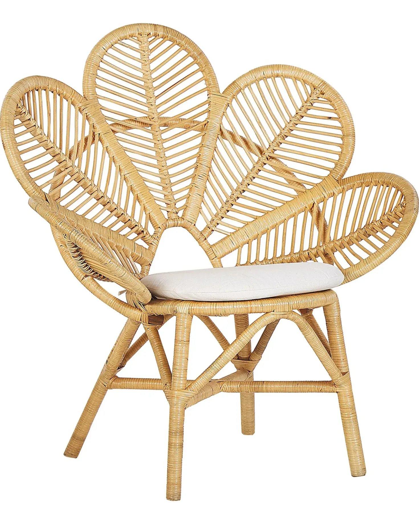 Sedia Peacock FLORENTINE Rattan Naturale