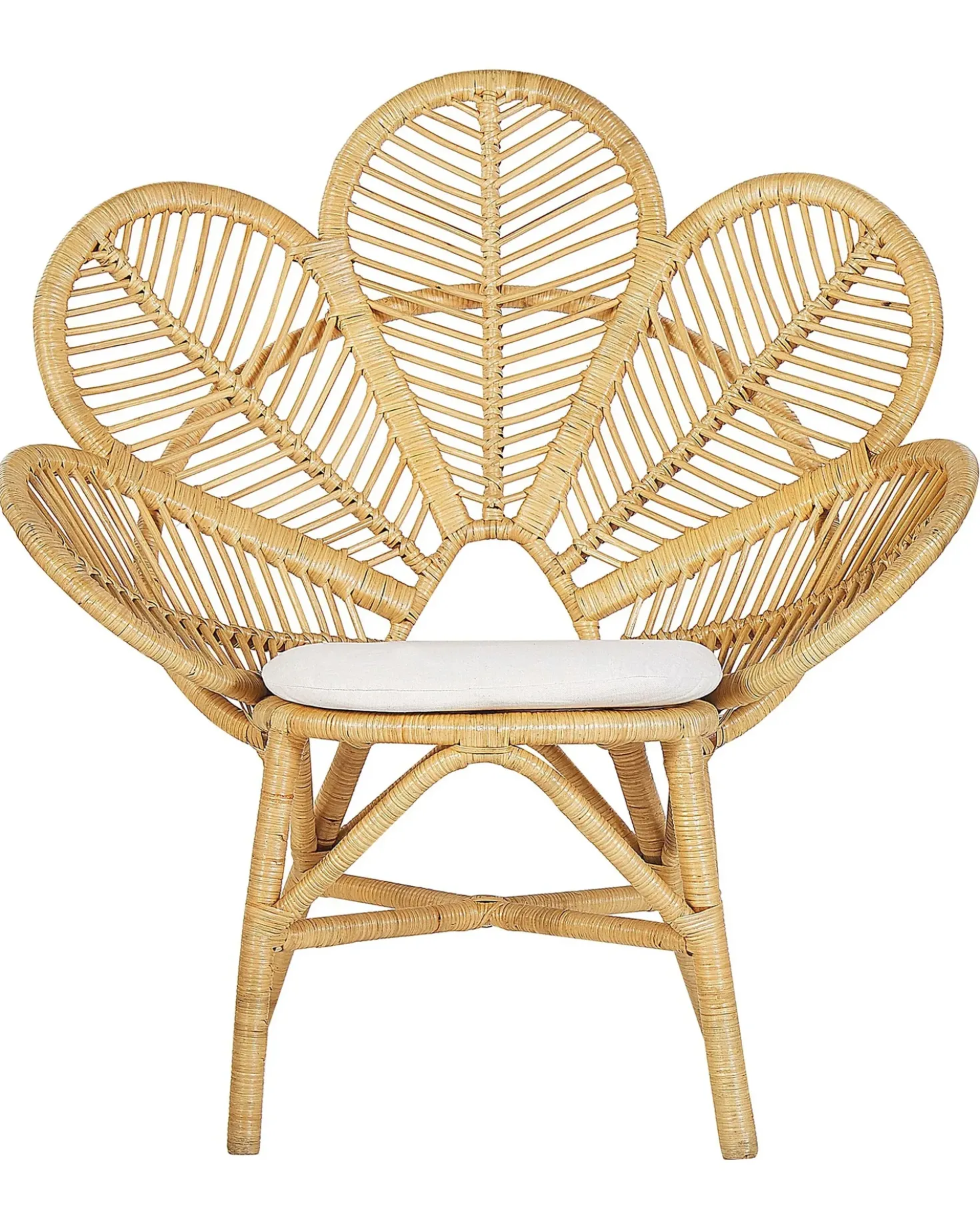 Sedia Peacock FLORENTINE Rattan Naturale