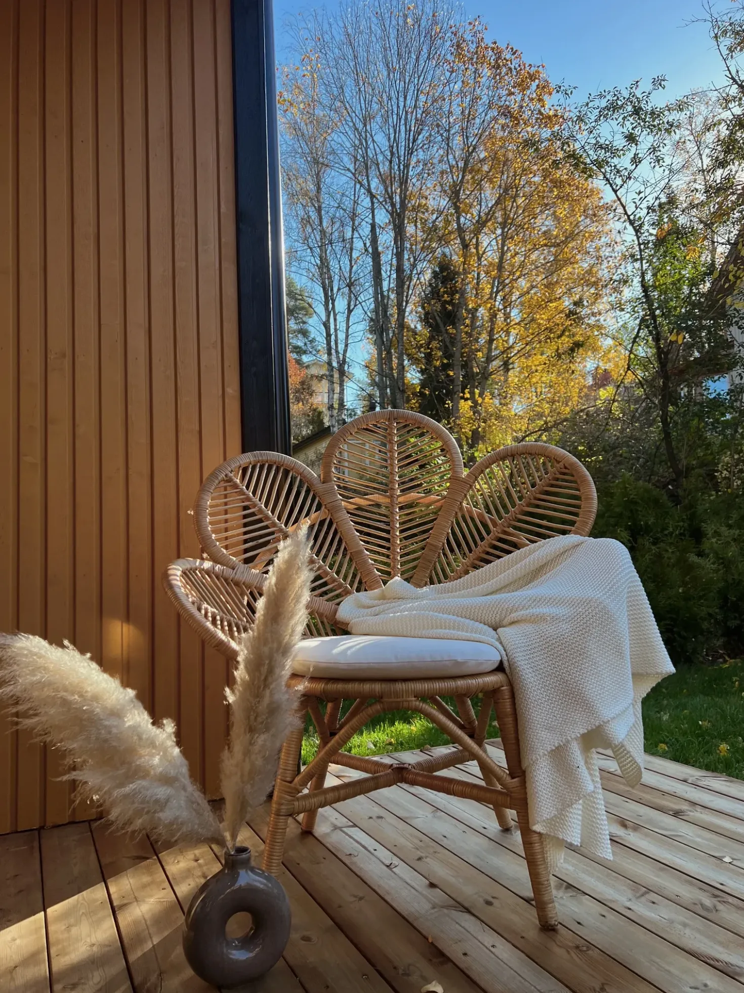 Sedia Peacock FLORENTINE Rattan Naturale