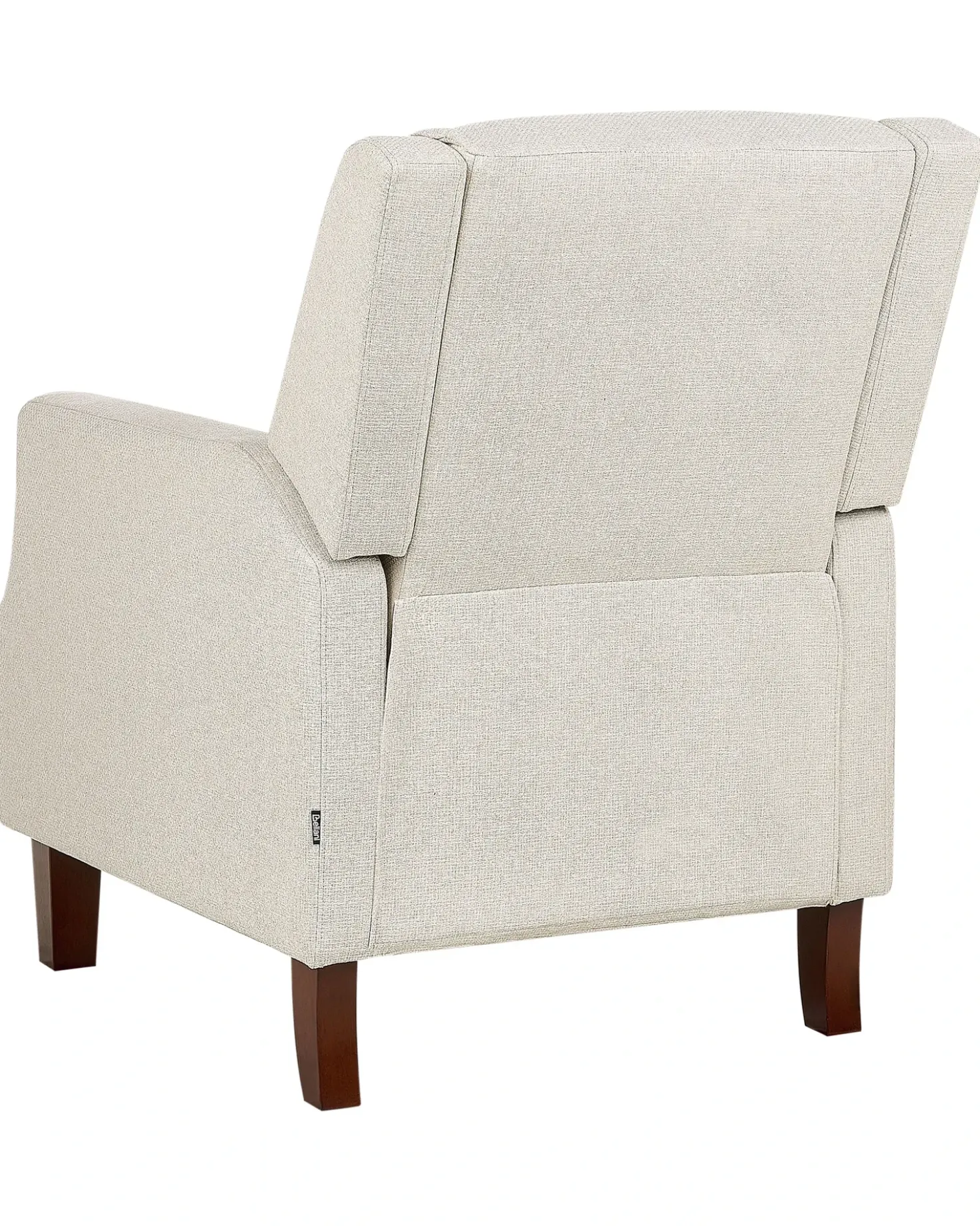 Sedia reclinabile EGERSUND Poggiapiedi a scomparsa Tessuto Beige chiaro