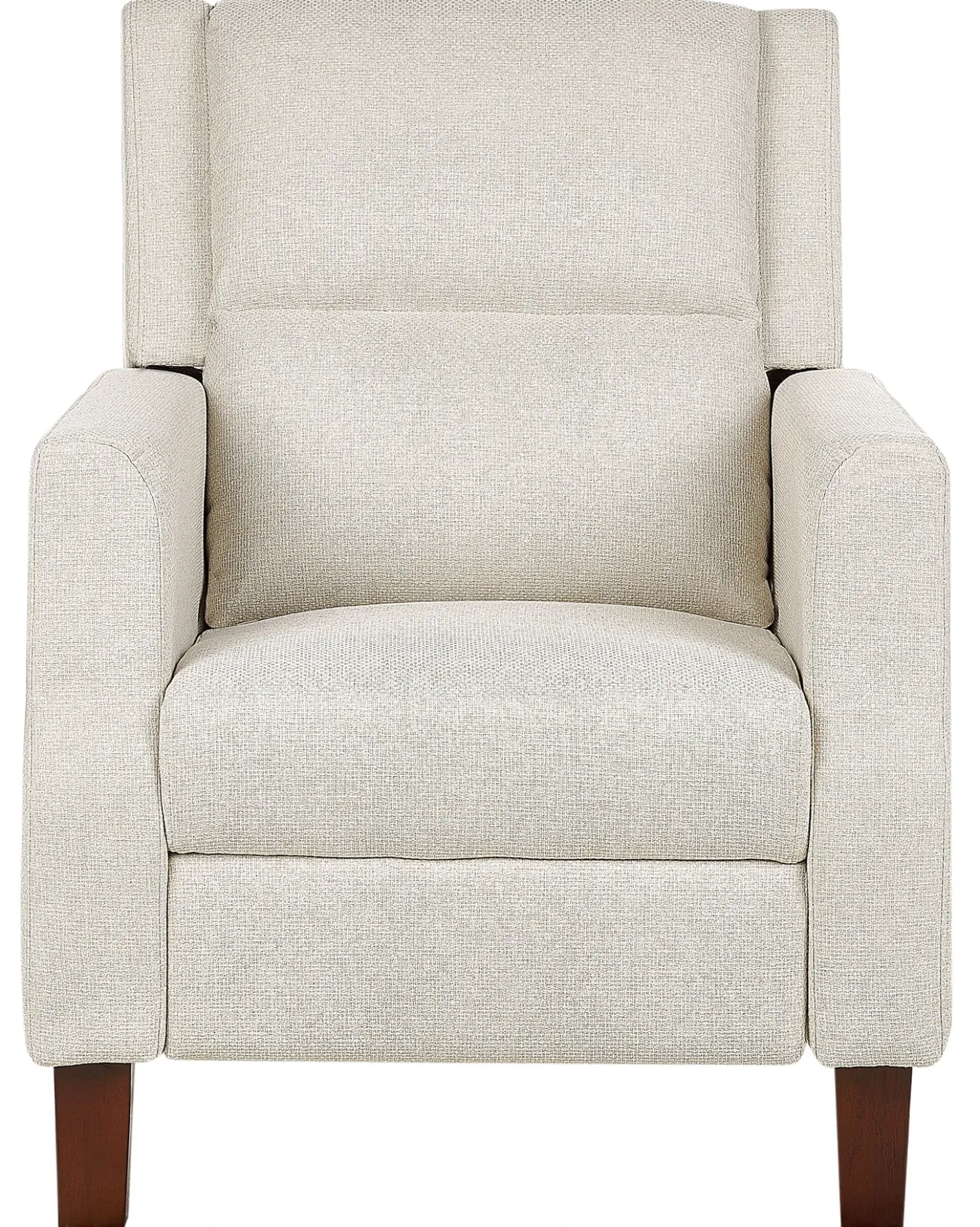 Sedia reclinabile EGERSUND Poggiapiedi a scomparsa Tessuto Beige chiaro