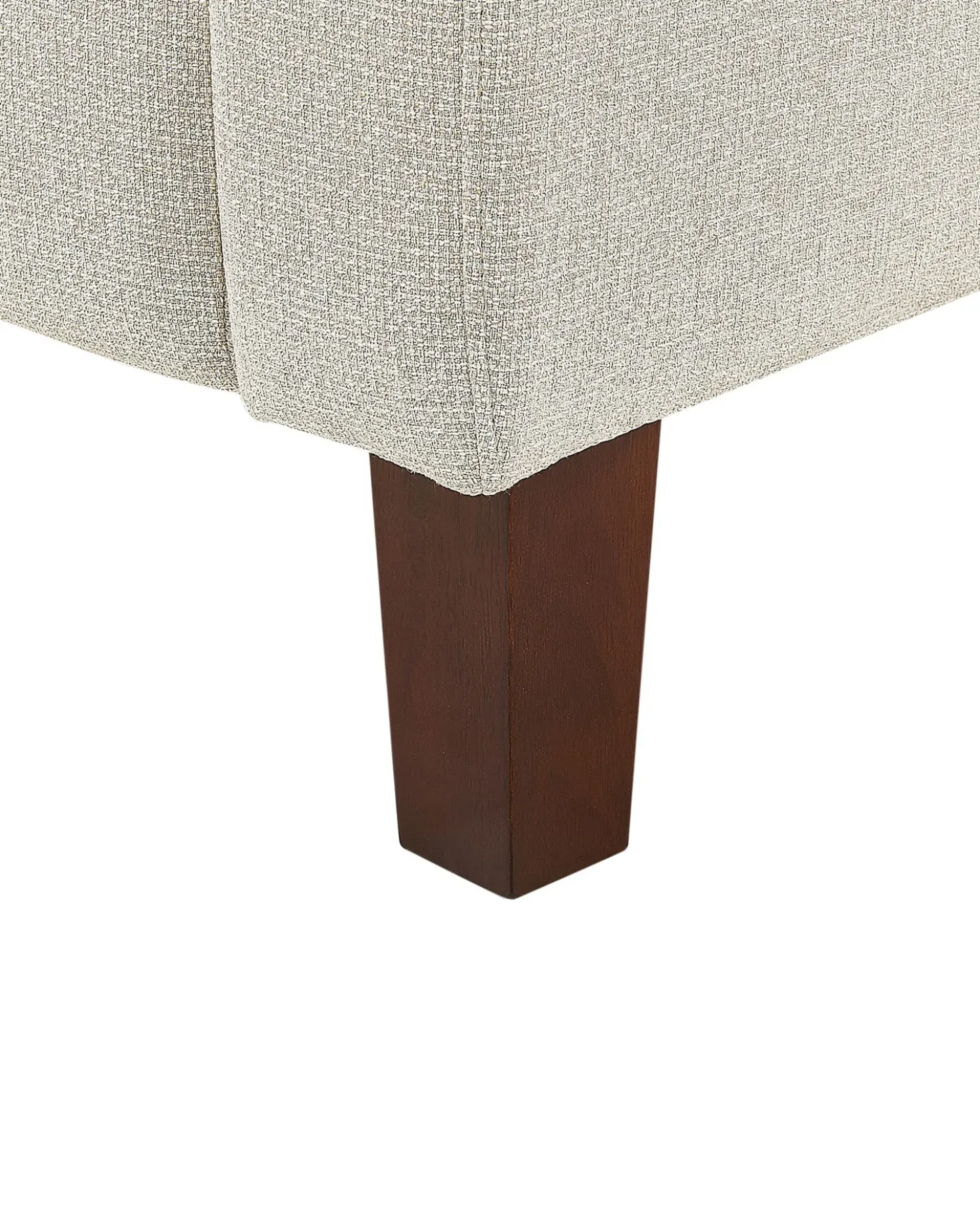 Sedia reclinabile EGERSUND Poggiapiedi a scomparsa Tessuto Beige chiaro