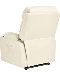 Sedia reclinabile elettrica ETER Pelle sintetica Beige