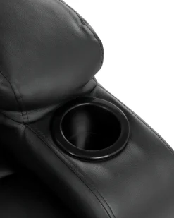 Sedia reclinabile elettrica ETER Pelle sintetica Nero