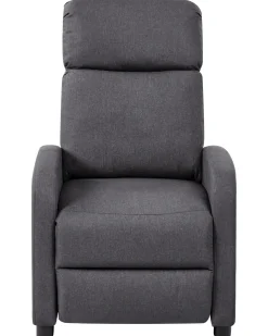 Sedia reclinabile EMINENCE Lino sintetico Grigio scuro