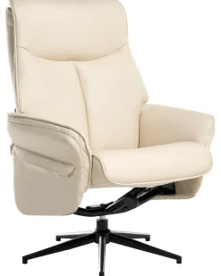 Sedia reclinabile ERATO Tessuto Beige chiaro