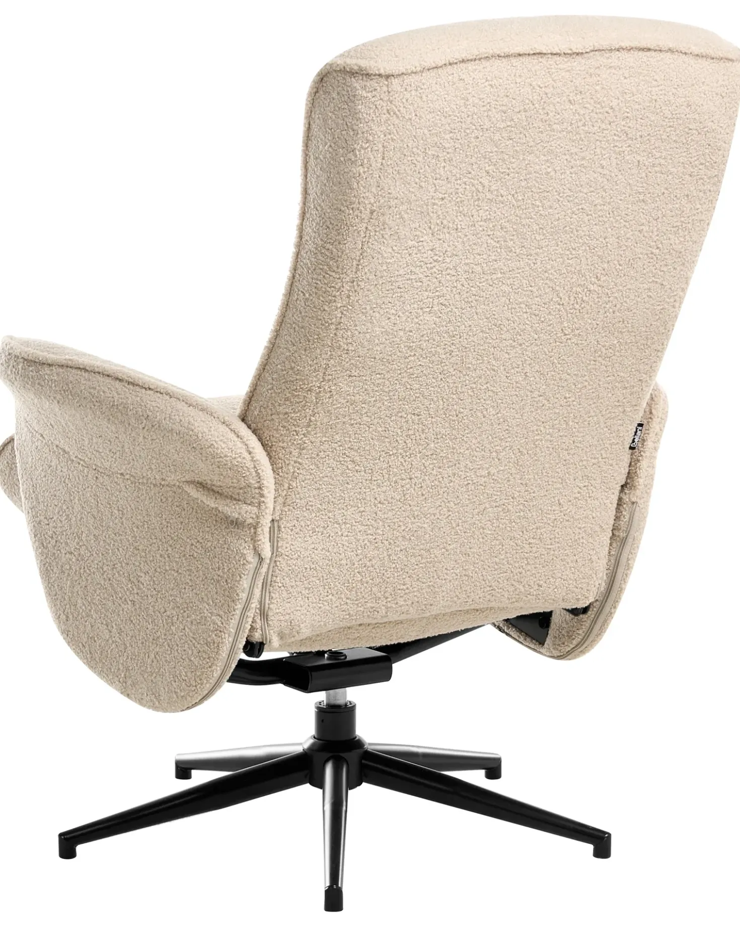 Sedia reclinabile JAPET Bouclé Beige