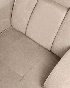 Sedia reclinabile NYKS Tessuto Tortora