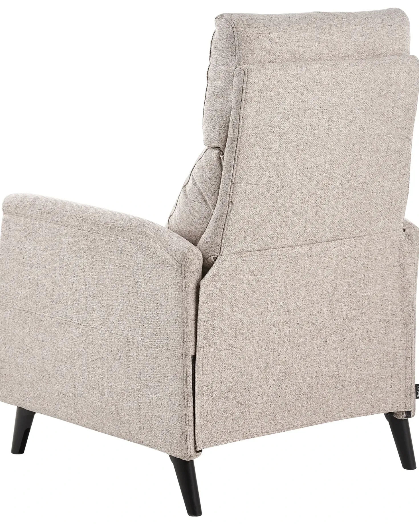 Sedia reclinabile SELVIK Poggiapiedi a scomparsa Tessuto Beige