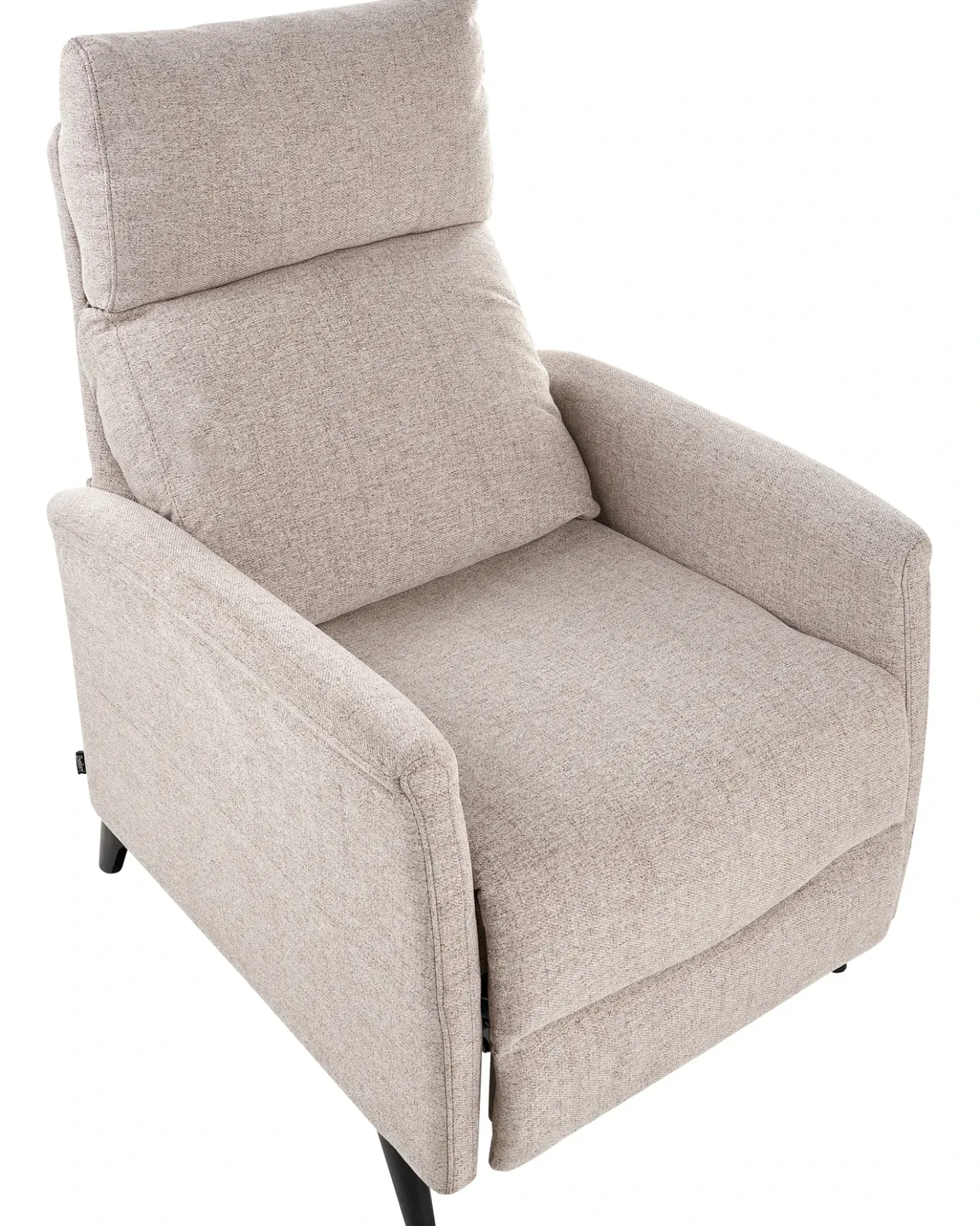 Sedia reclinabile SELVIK Poggiapiedi a scomparsa Tessuto Beige